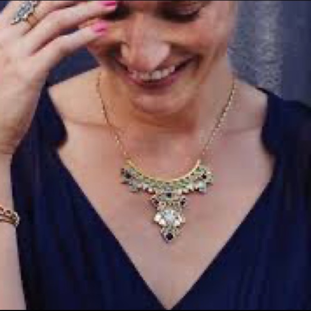 Stella & Dot Stone Tile Necklace View 2
